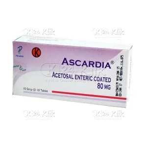ASCARDIA 80 MG TAB