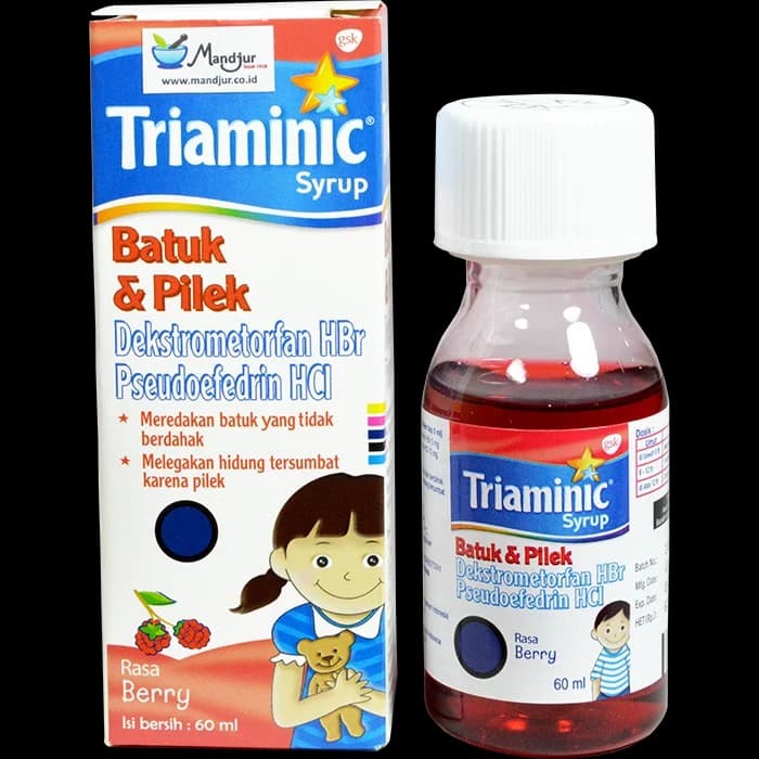 TRIAMINIC BATUK dan PILEK BERRY SYR @ 60 ML