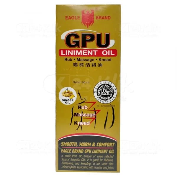 MINYAK URUT GPU @ 60 ML