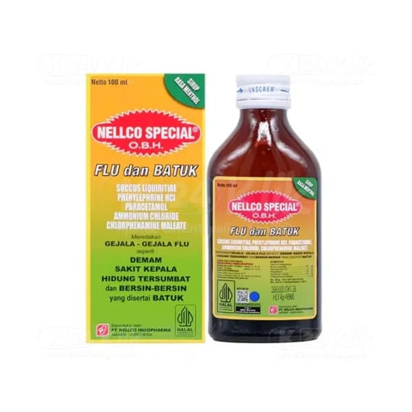 NELLCO SPECIAL OBH FLU DAN BATUK SYR @100 ML