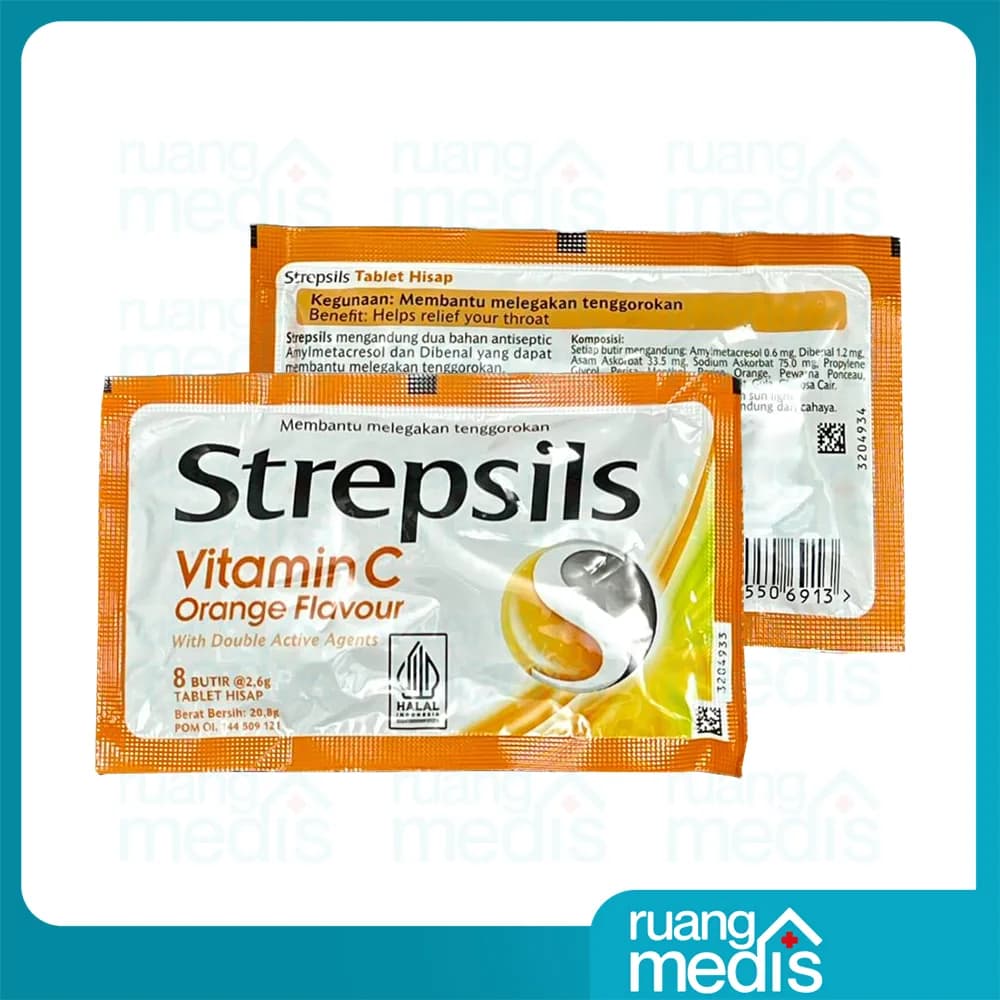 STREPSILS VIT.C ORANGE FLAVOUR