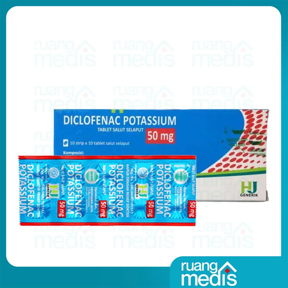 DICLOFENAC POTASSIUM HXP 50 MG TAB