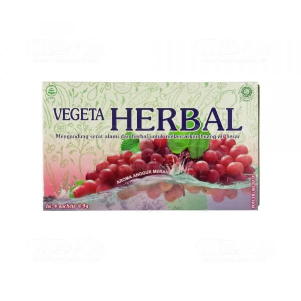 VEGETA HERBAL RS ANGGUR @ 6 SACHET