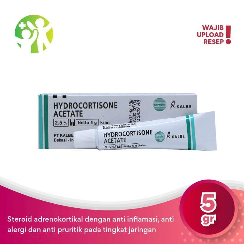 HYDROCORTISON 2.5% CRM KALBE